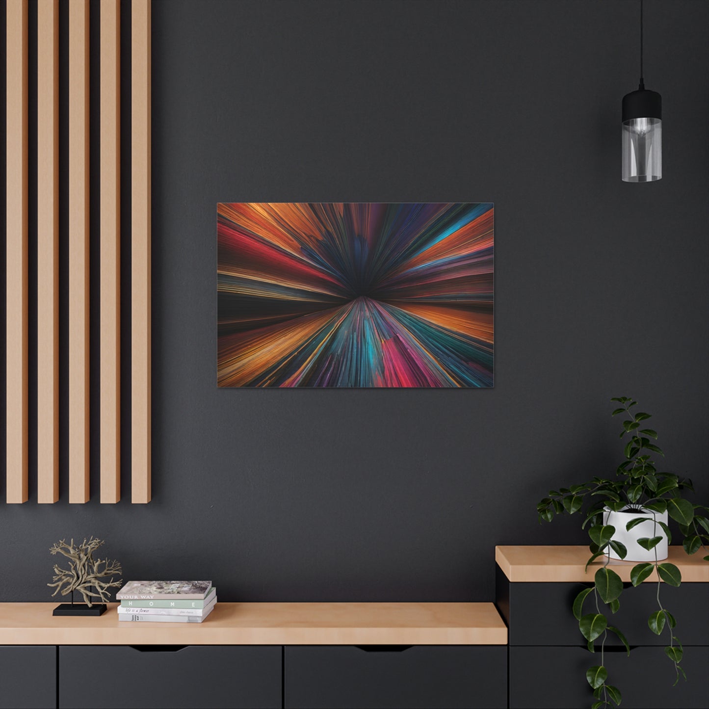 Celestial Cascade: Abstract Wall Décor