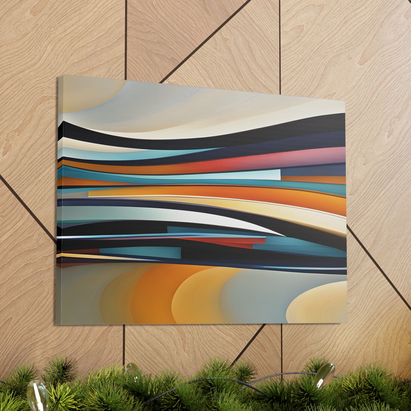 Celestial Tides: Abstract Wall Décor