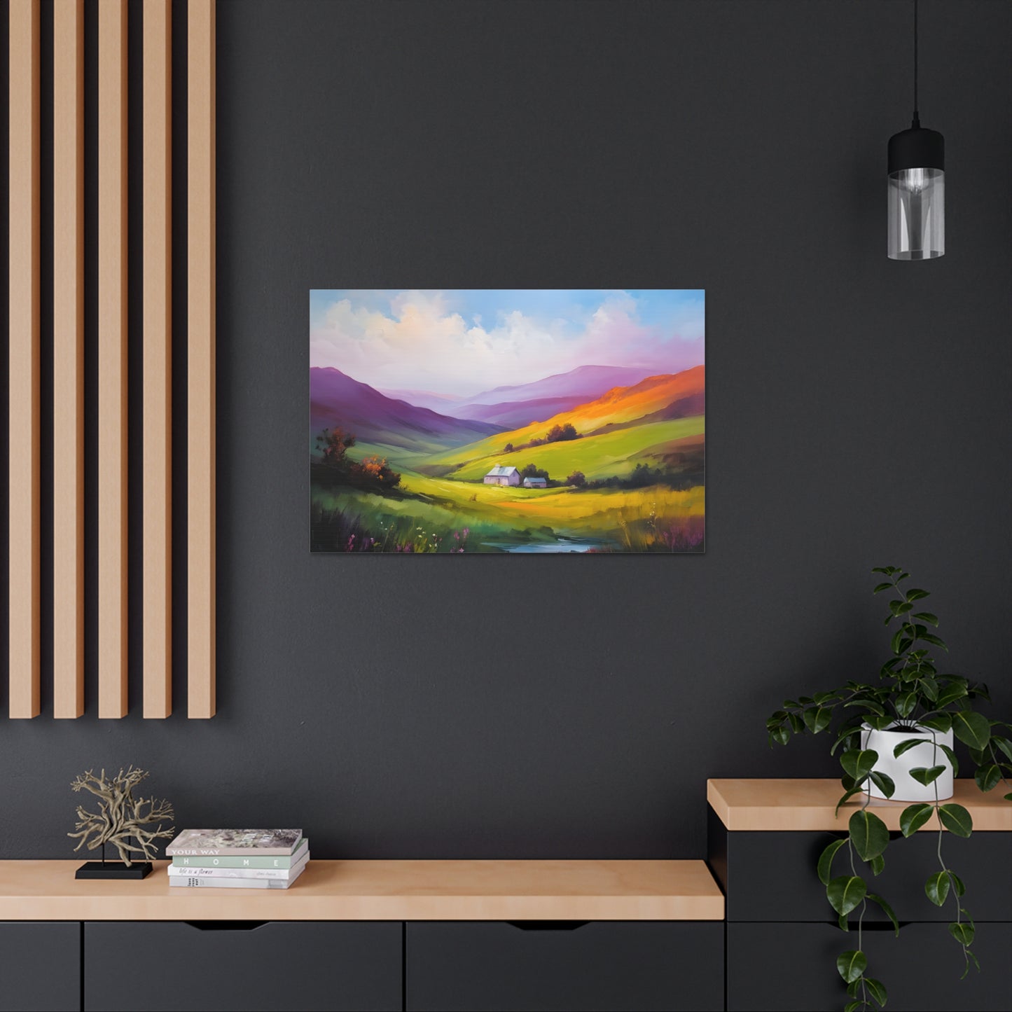 Enchanted View: Classic Oil Painting Wall Décor