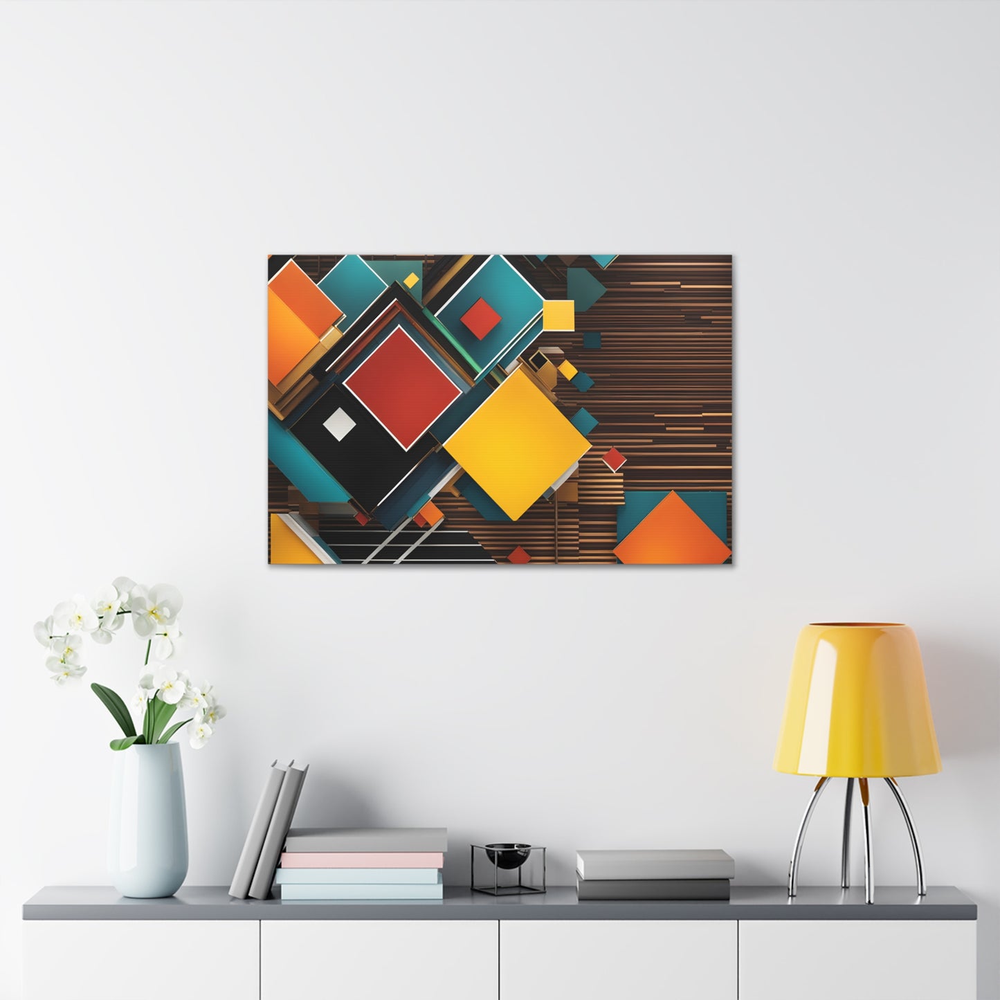 Prismatic Passages: Abstract Wall Décor