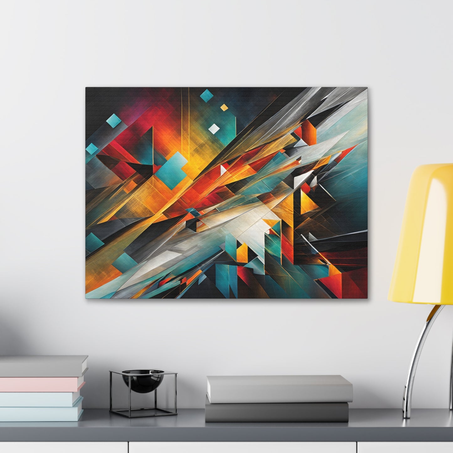 Starlit Pathways: Abstract Wall Décor