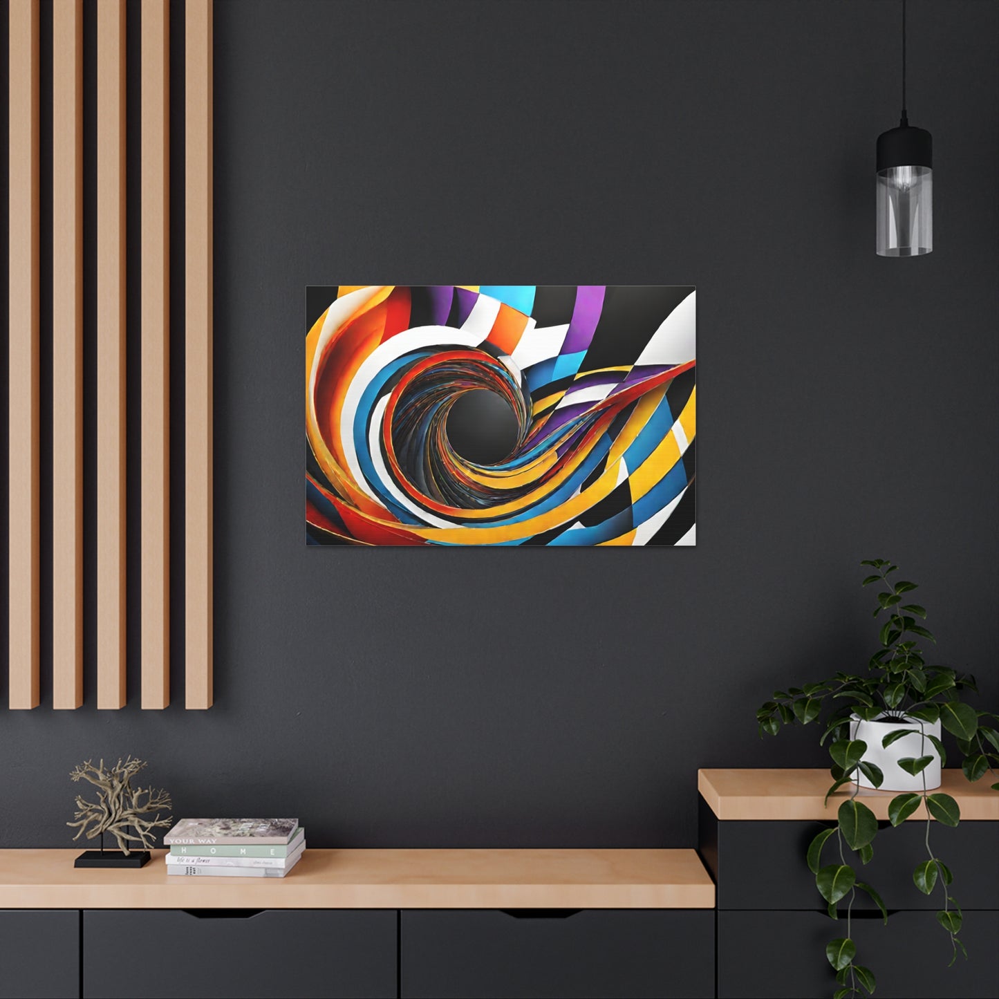 Serene Patterns: Abstract Wall Décor