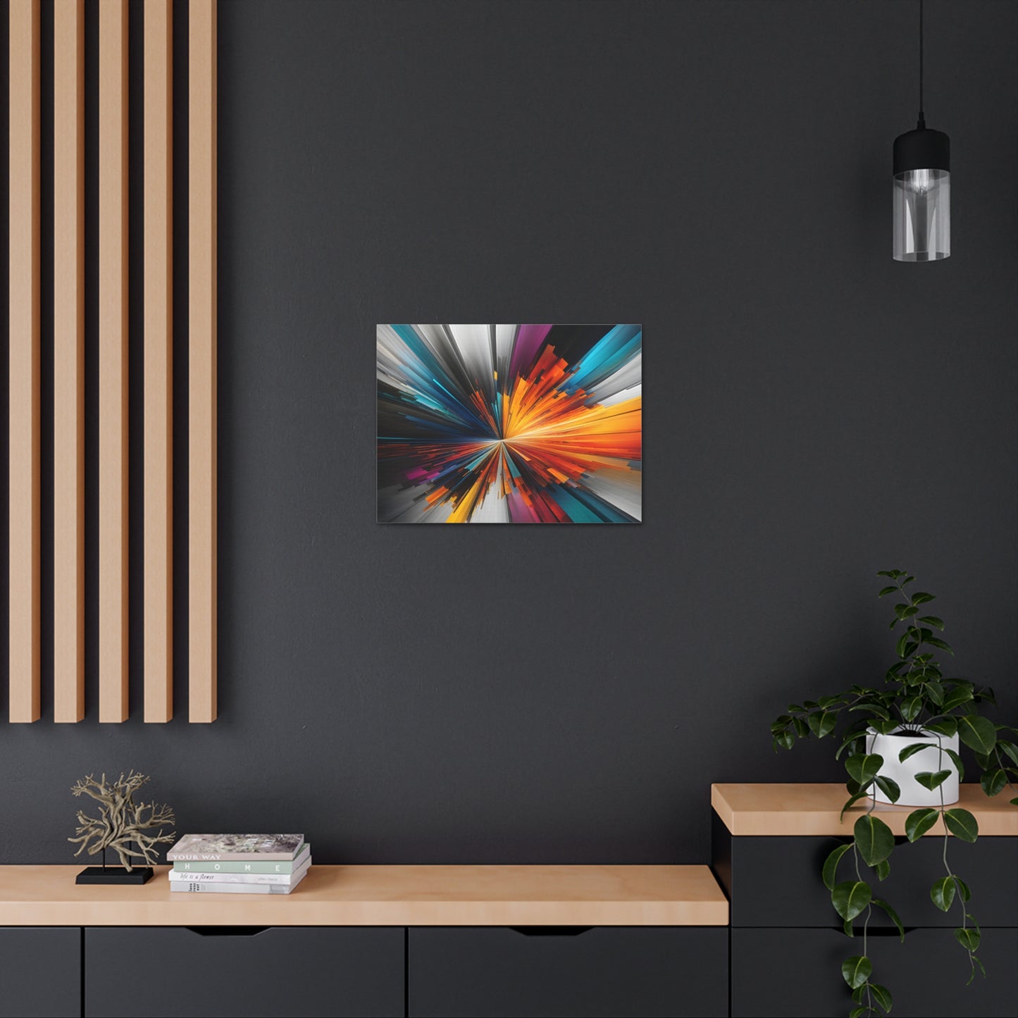 Aurora Symphony: Abstract Wall Décor