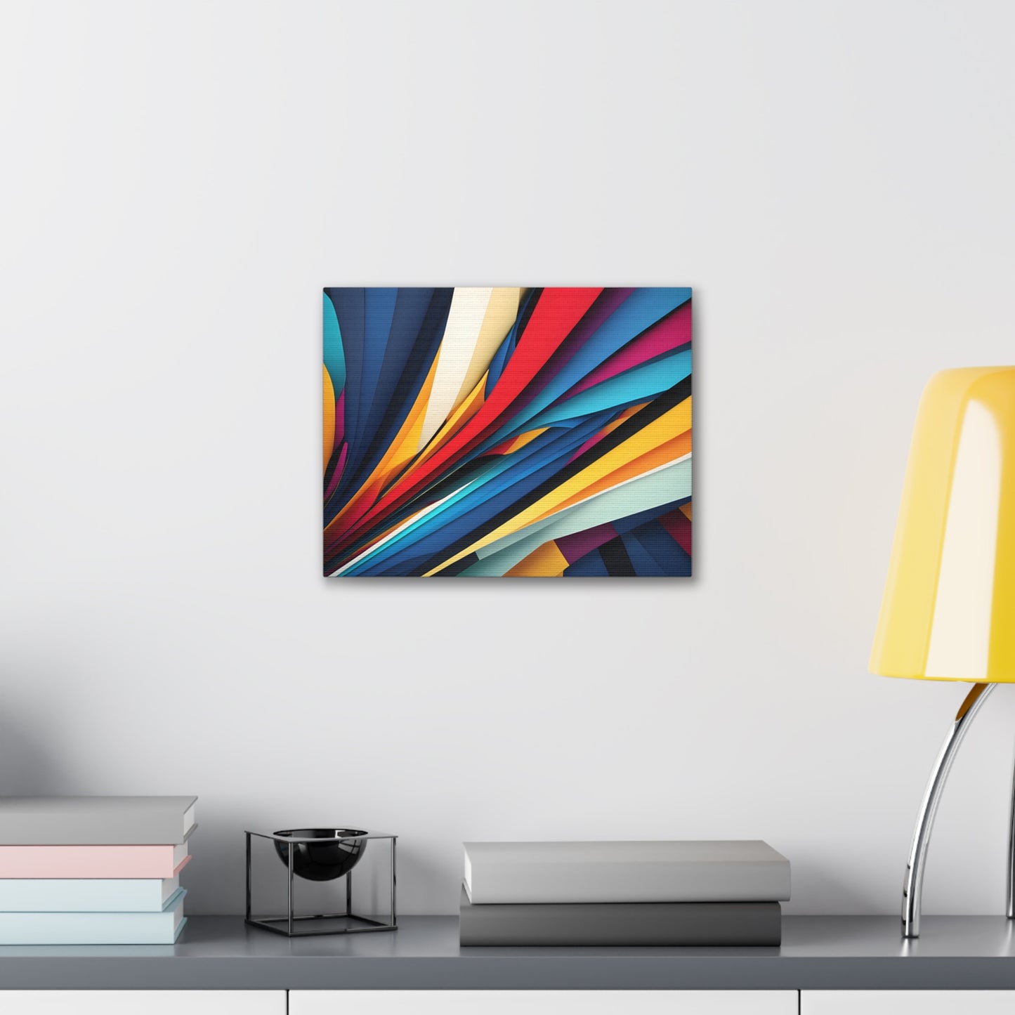 Eclipsed Waves: Abstract Wall Décor