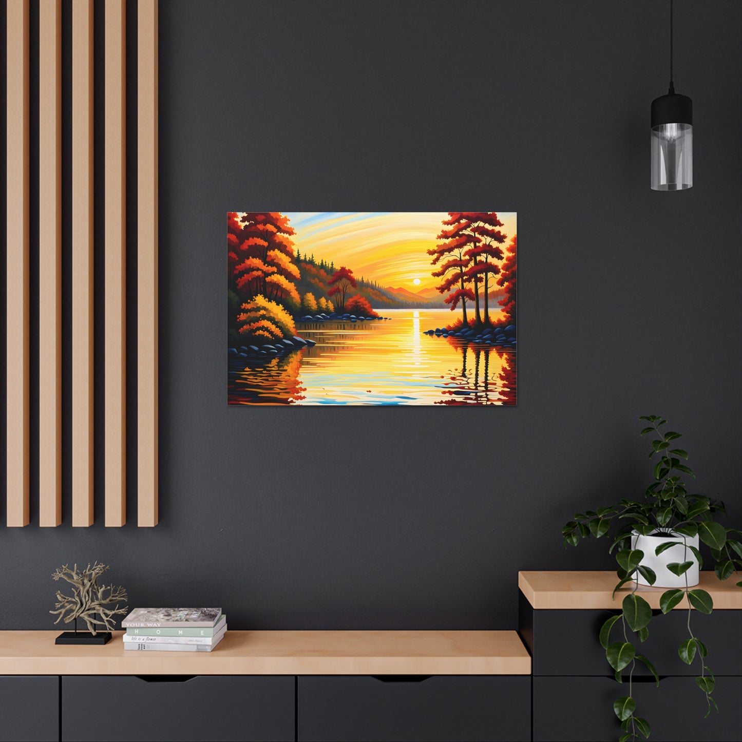 Coastal Dawn: Classic Oil Painting Wall Décor