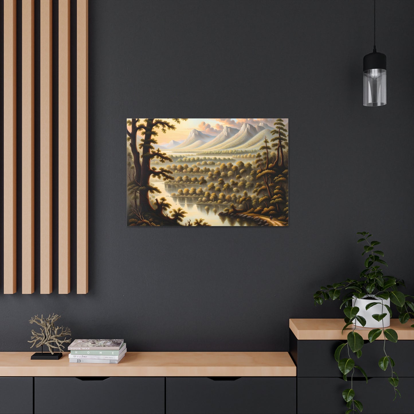 Enchanted View: Classic Oil Painting Wall Décor