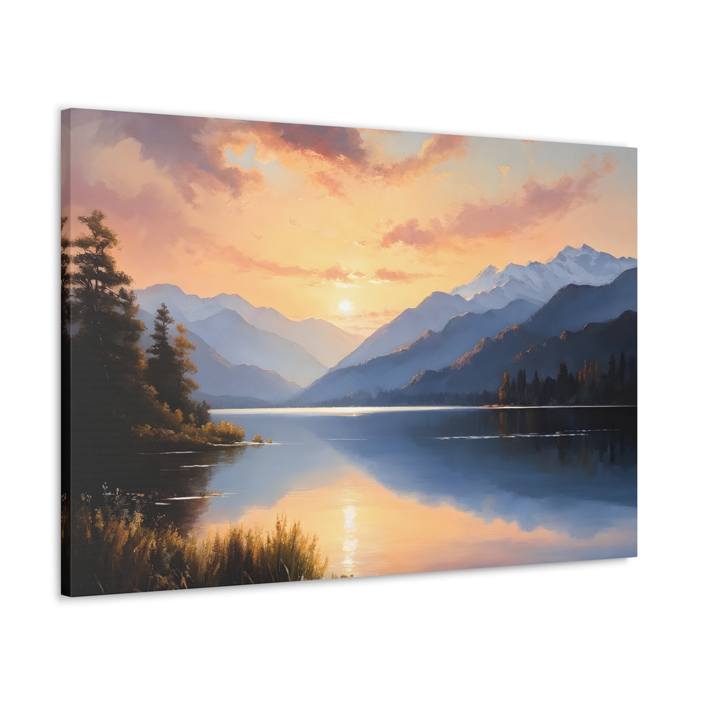 Whispering Glade: Classic Oil Painting Wall Décor