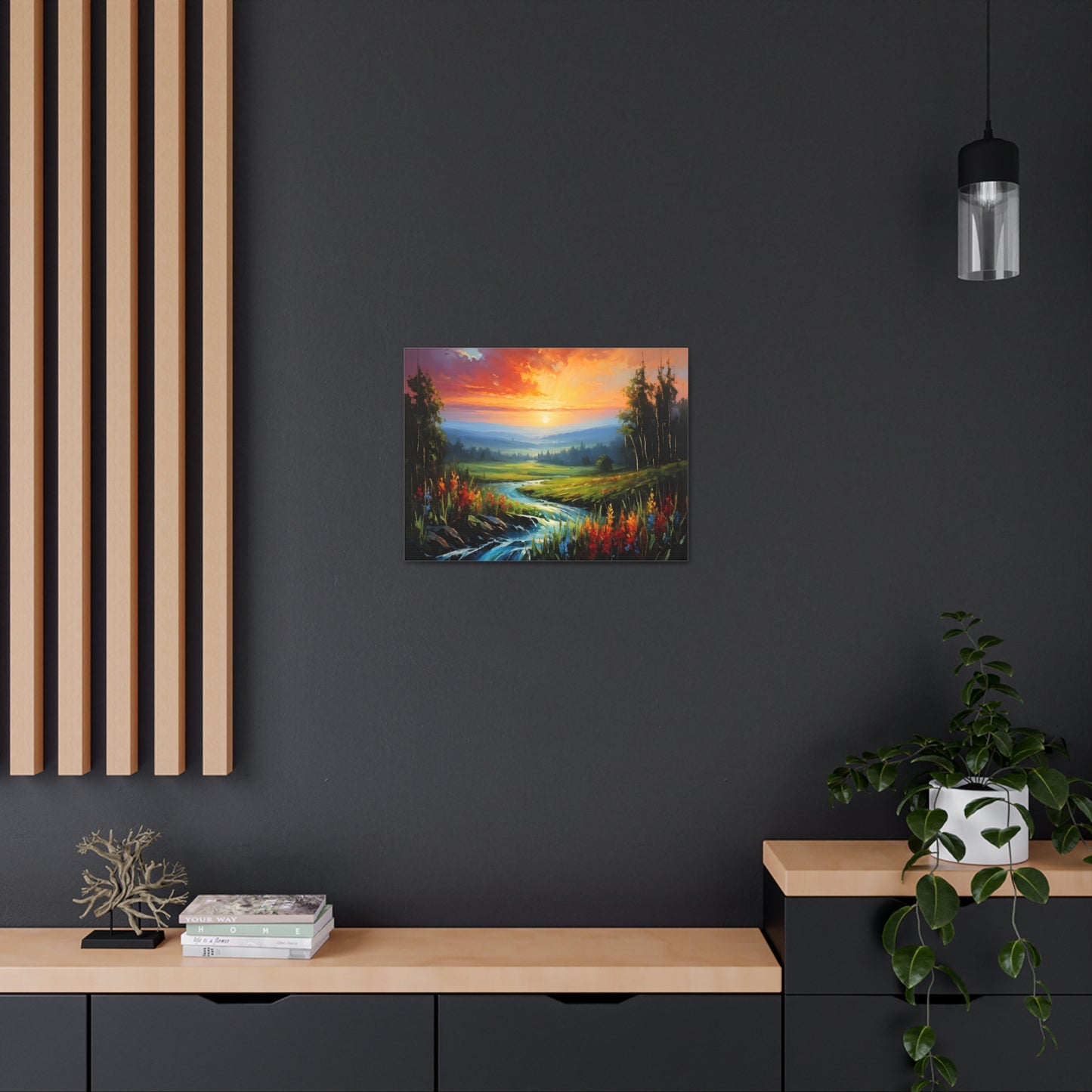 Radiant View: Classic Oil Painting Wall Décor