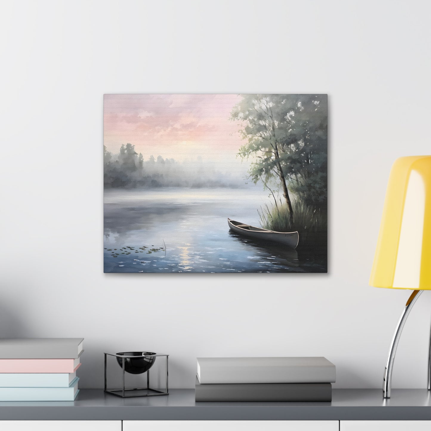 Misty Morning: Classic Oil Painting Wall Décor