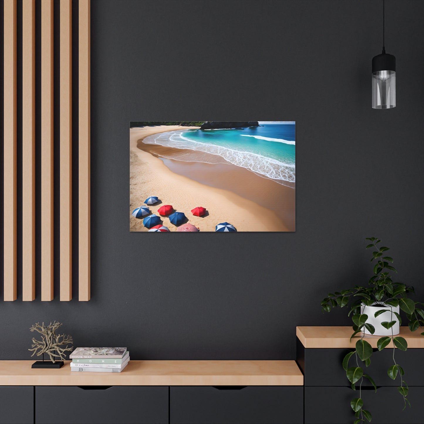 Harmony in Coastal Hues: Beach Wall Décor