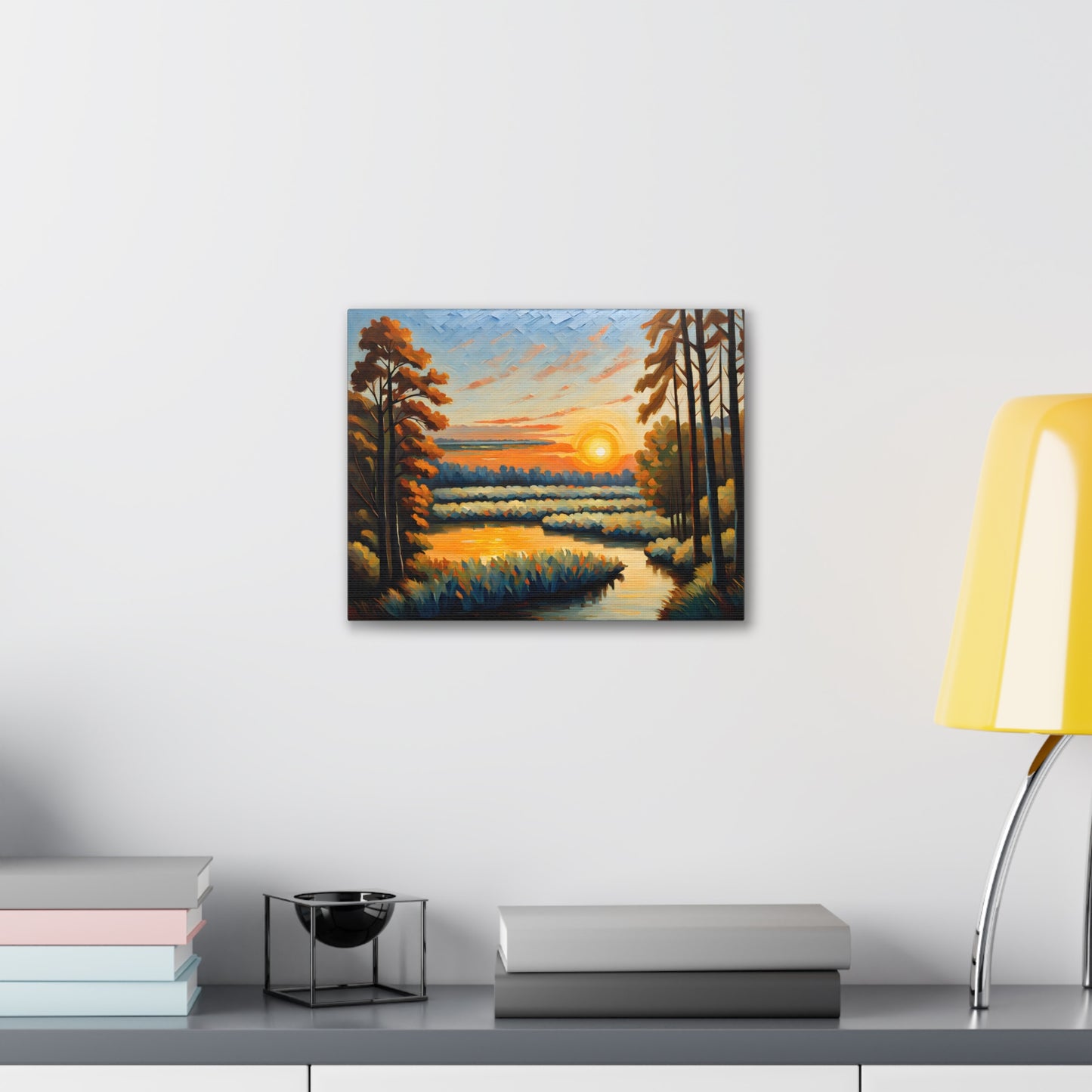 Light of Dusk: Classic Oil Painting Wall Décor