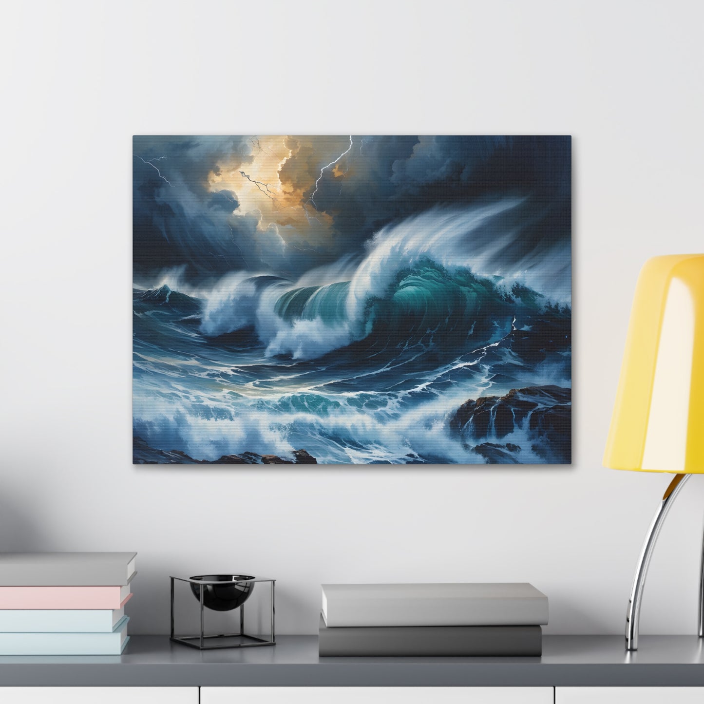 Stormy Silence: Nautical Wall Décor