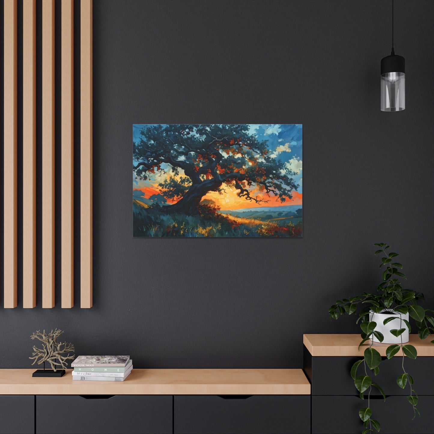 Enchanted Horizon: Classic Oil Painting Wall Décor