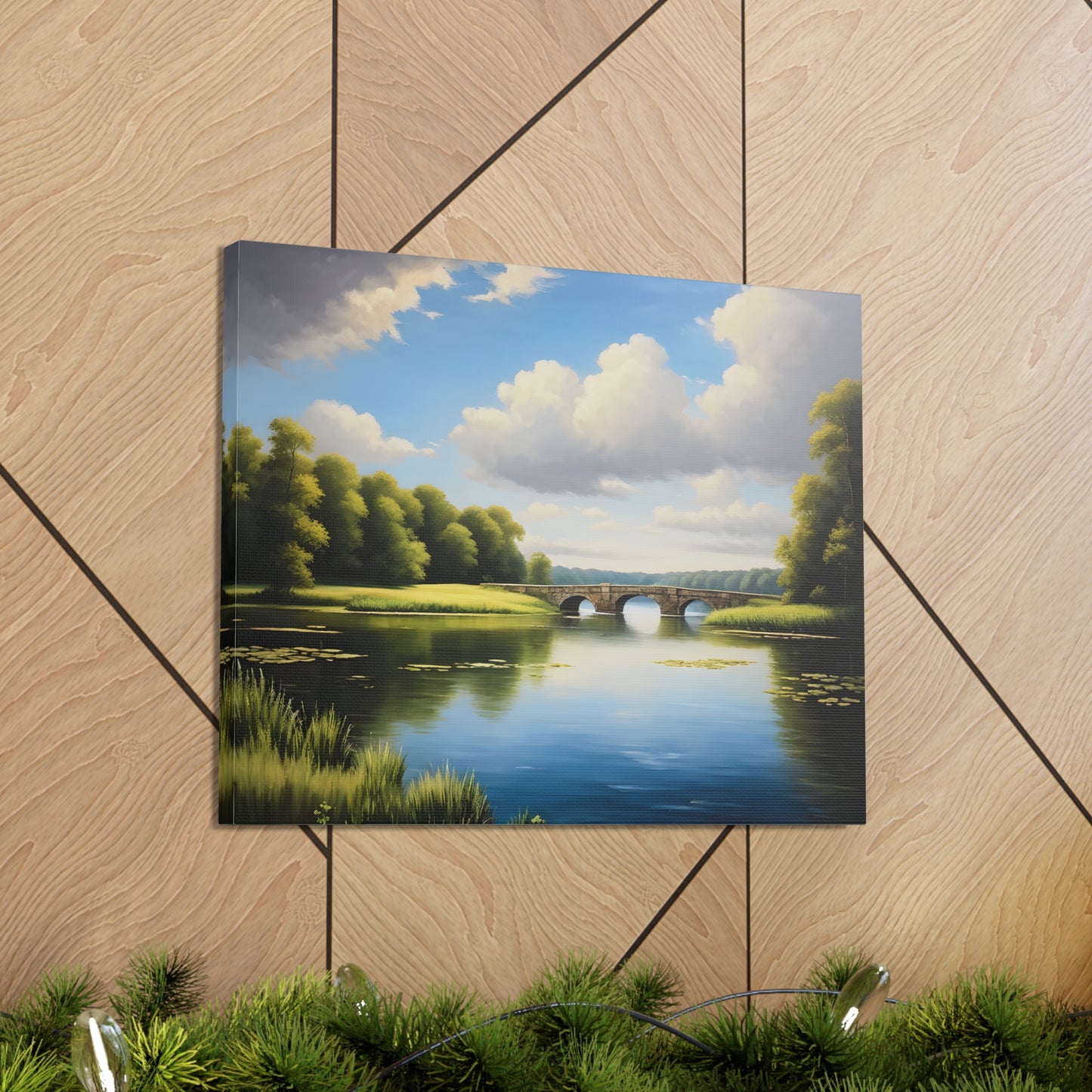 Gentle Horizon: Classic Oil Painting Wall Décor