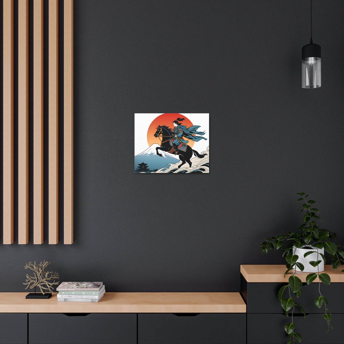 Samurai Sunset: Ukiyo-e Wall Décor