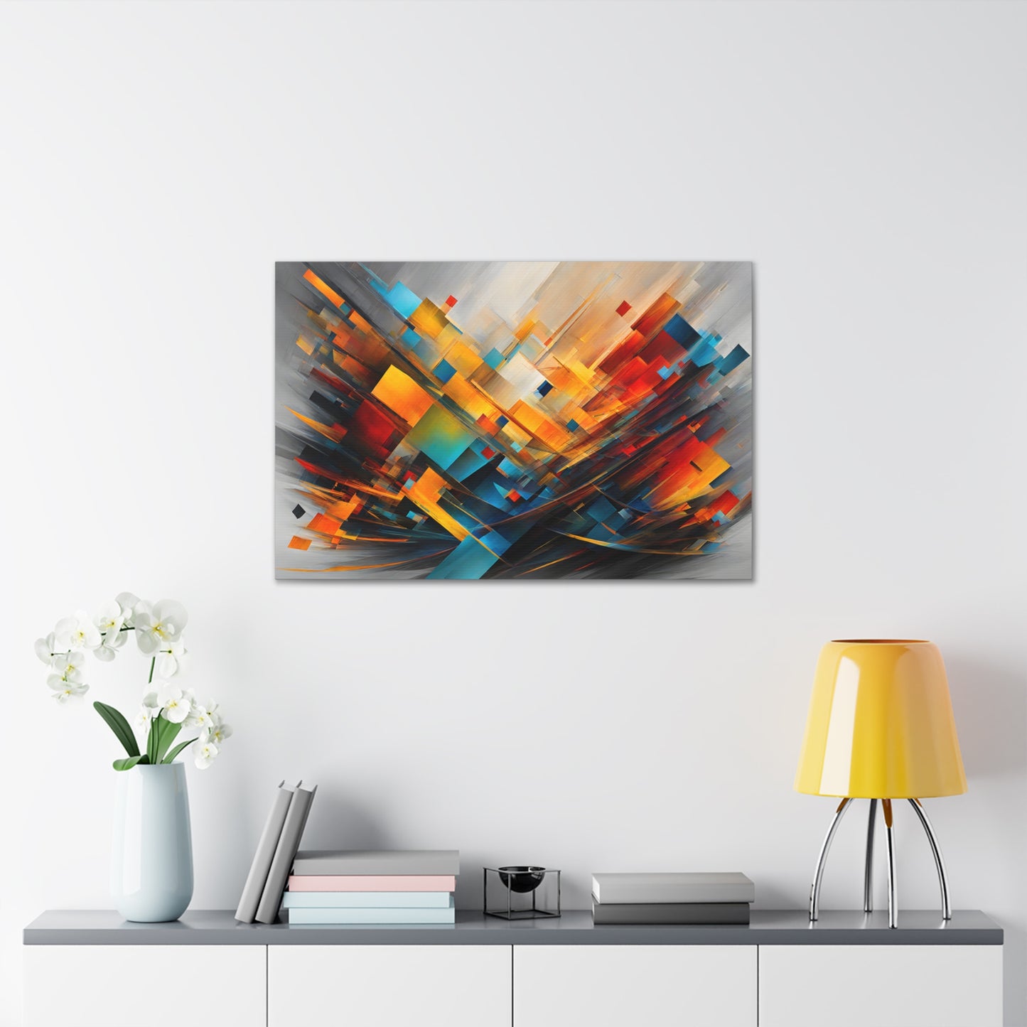 Spectrum Echoes: Abstract Wall Décor