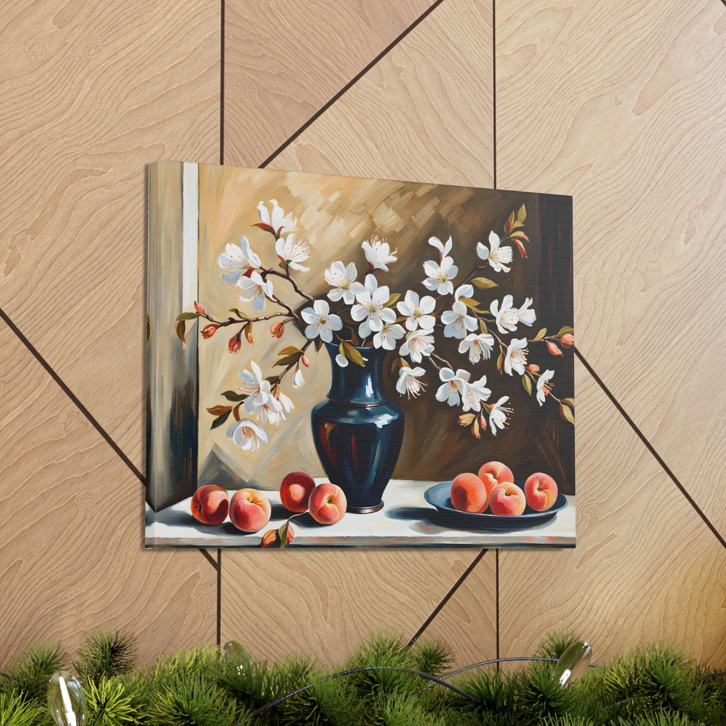 Golden Orchard: Classic Oil Painting Wall Décor