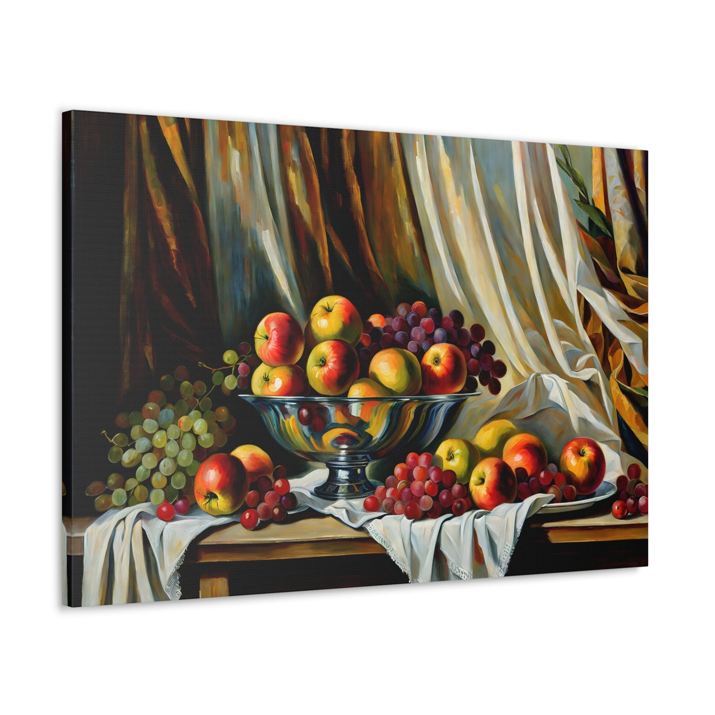 Calming Table: Classic Oil Painting Wall Décor