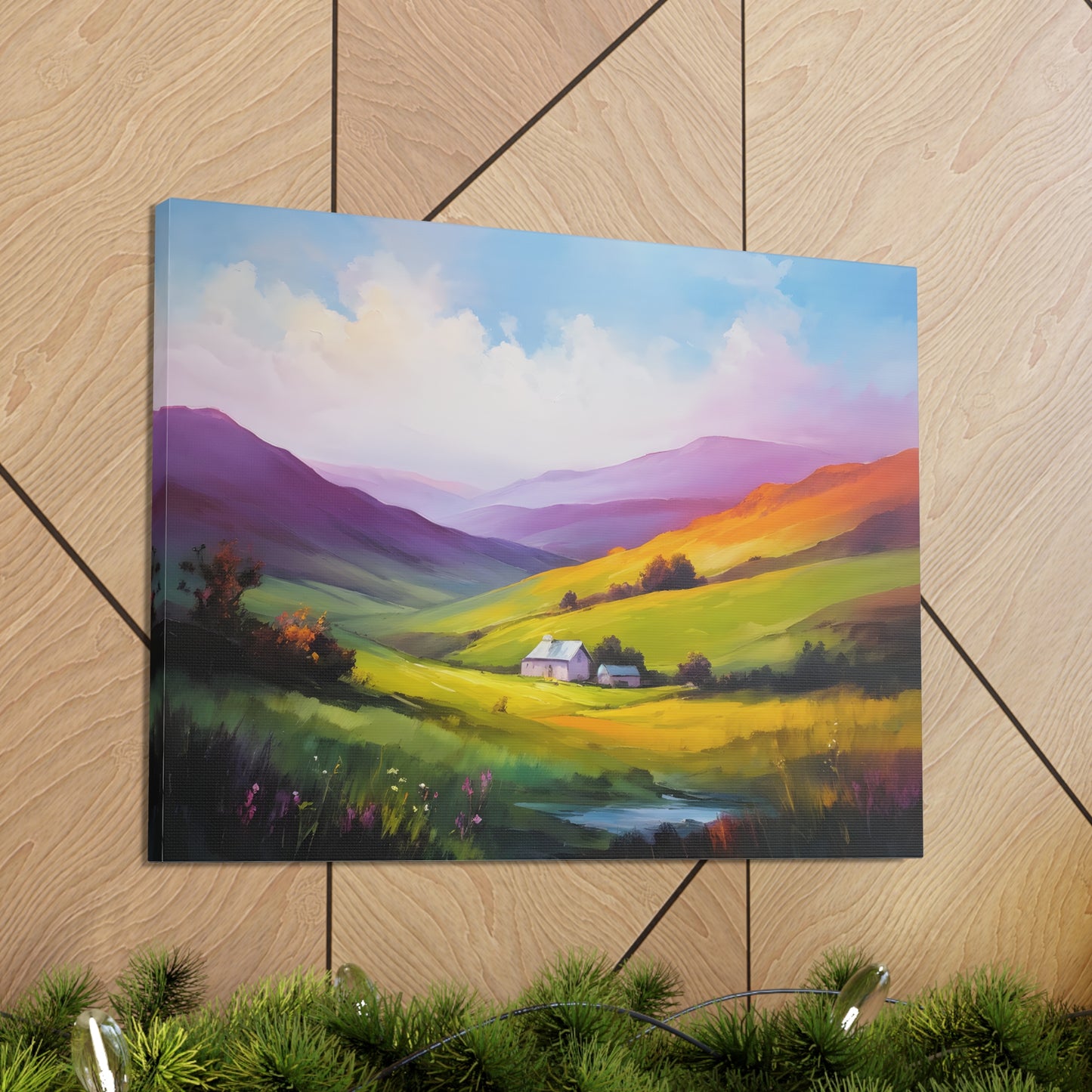 Enchanted View: Classic Oil Painting Wall Décor