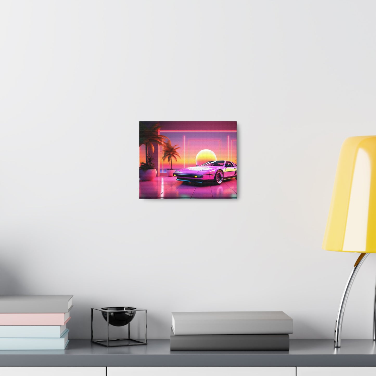 Cruisin Chromatic: Outrun Wall Décor