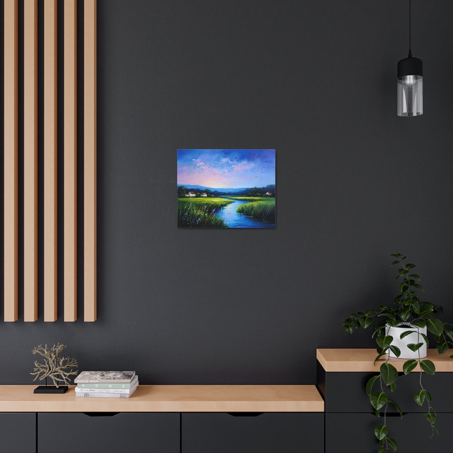 Cloak of Twilight: Classic Oil Painting Wall Décor