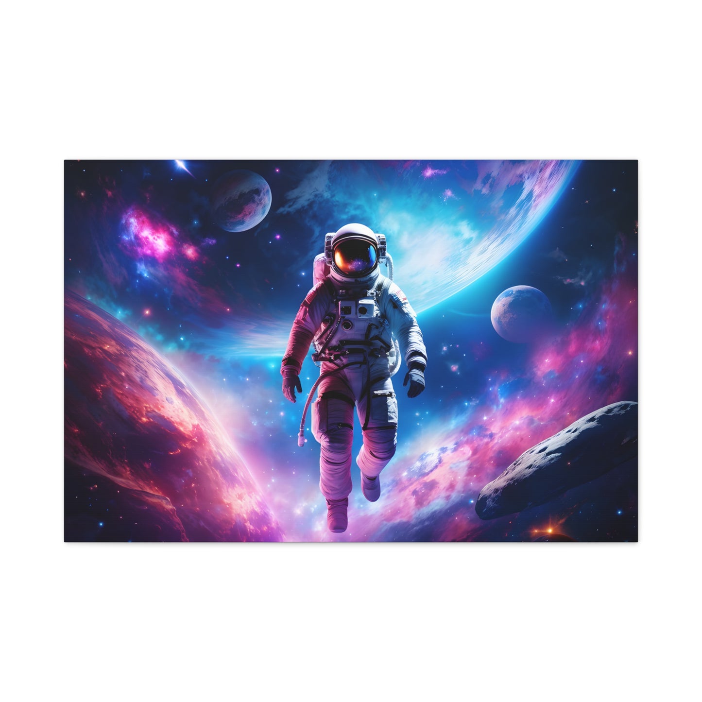 Astronaut's Ascent: Space Wall Décor