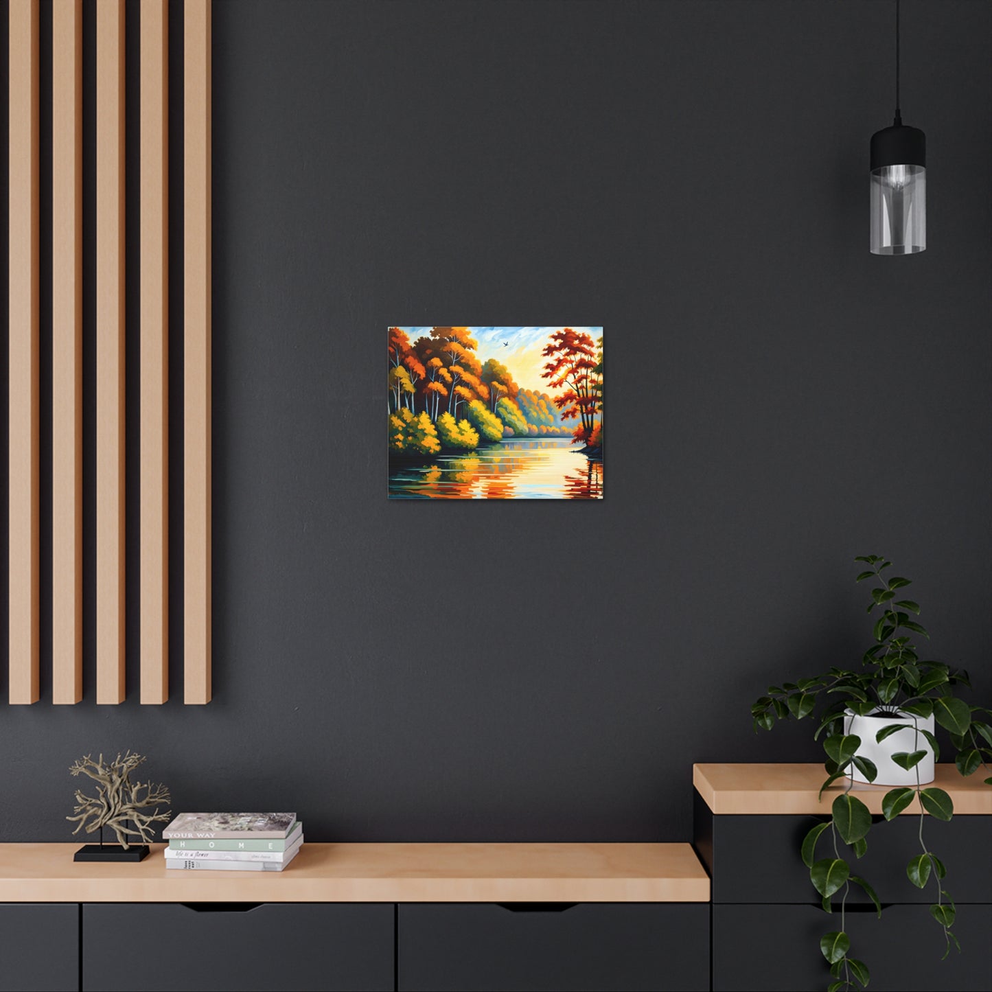 Evening Glow: Classic Oil Painting Wall Décor