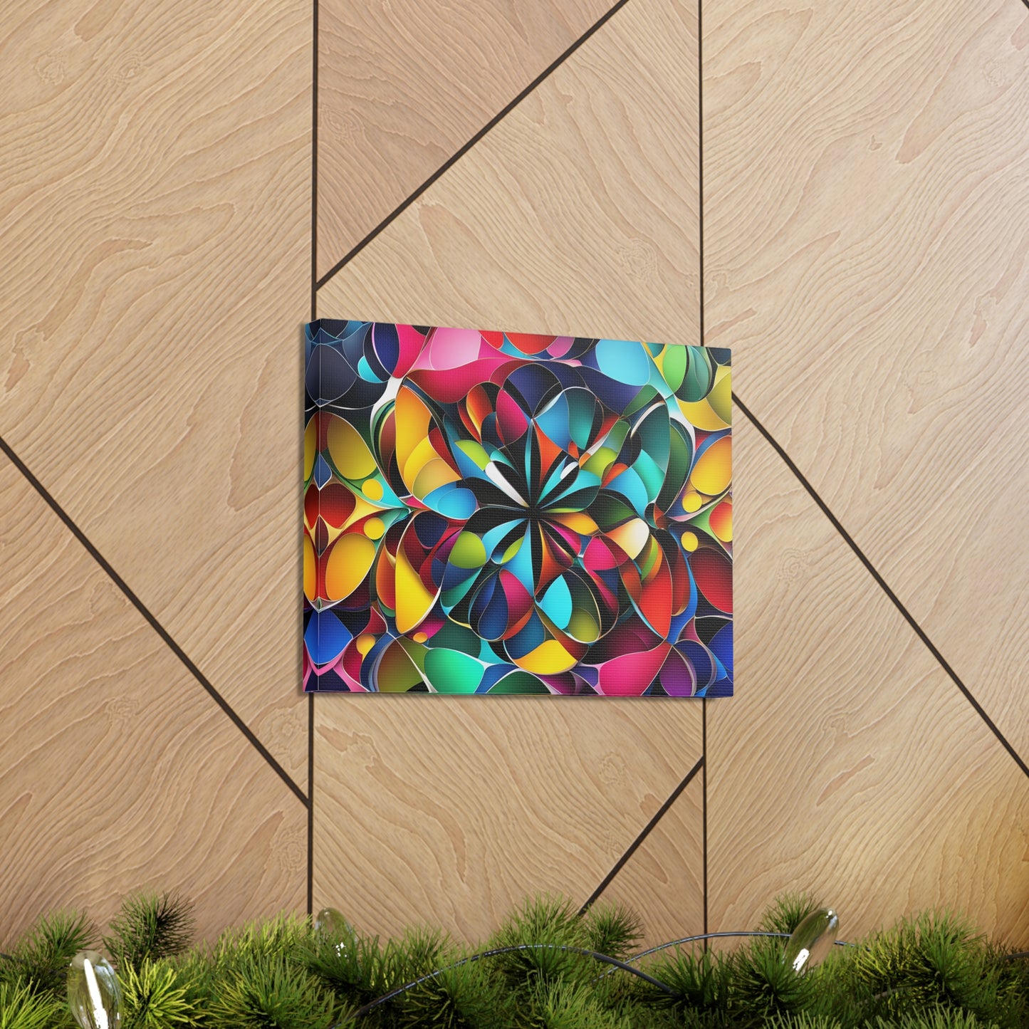 Crystal Serenade: Abstract Wall Décor