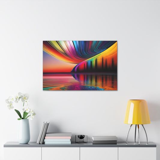 Rippled Silence: Abstract Wall Décor