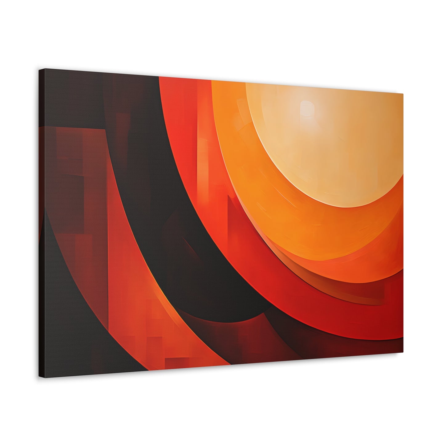 Amber Aura: Abstract Wall Décor