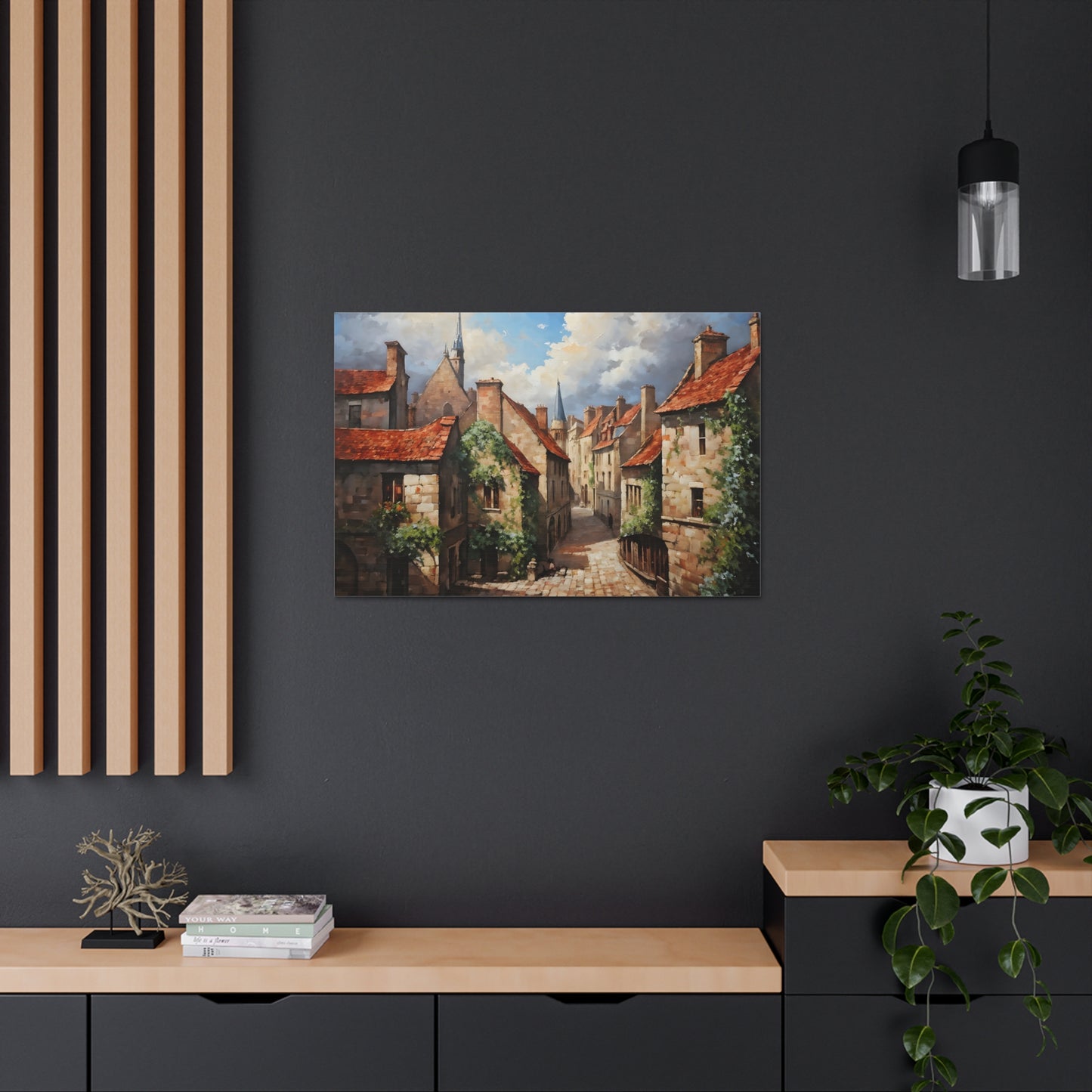 Vacant Burrow: Classic Oil Painting Wall Décor