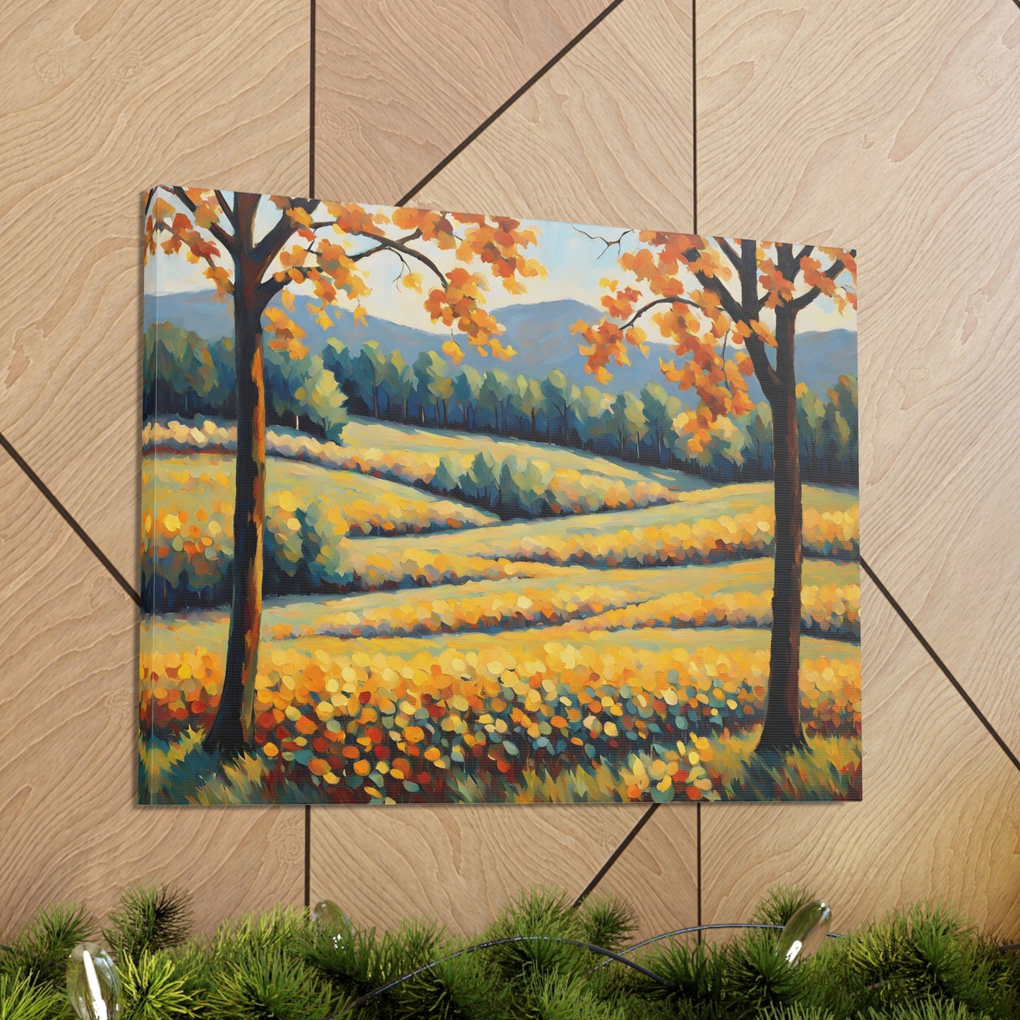 Whispering Valley: Classic Oil Painting Wall Décor