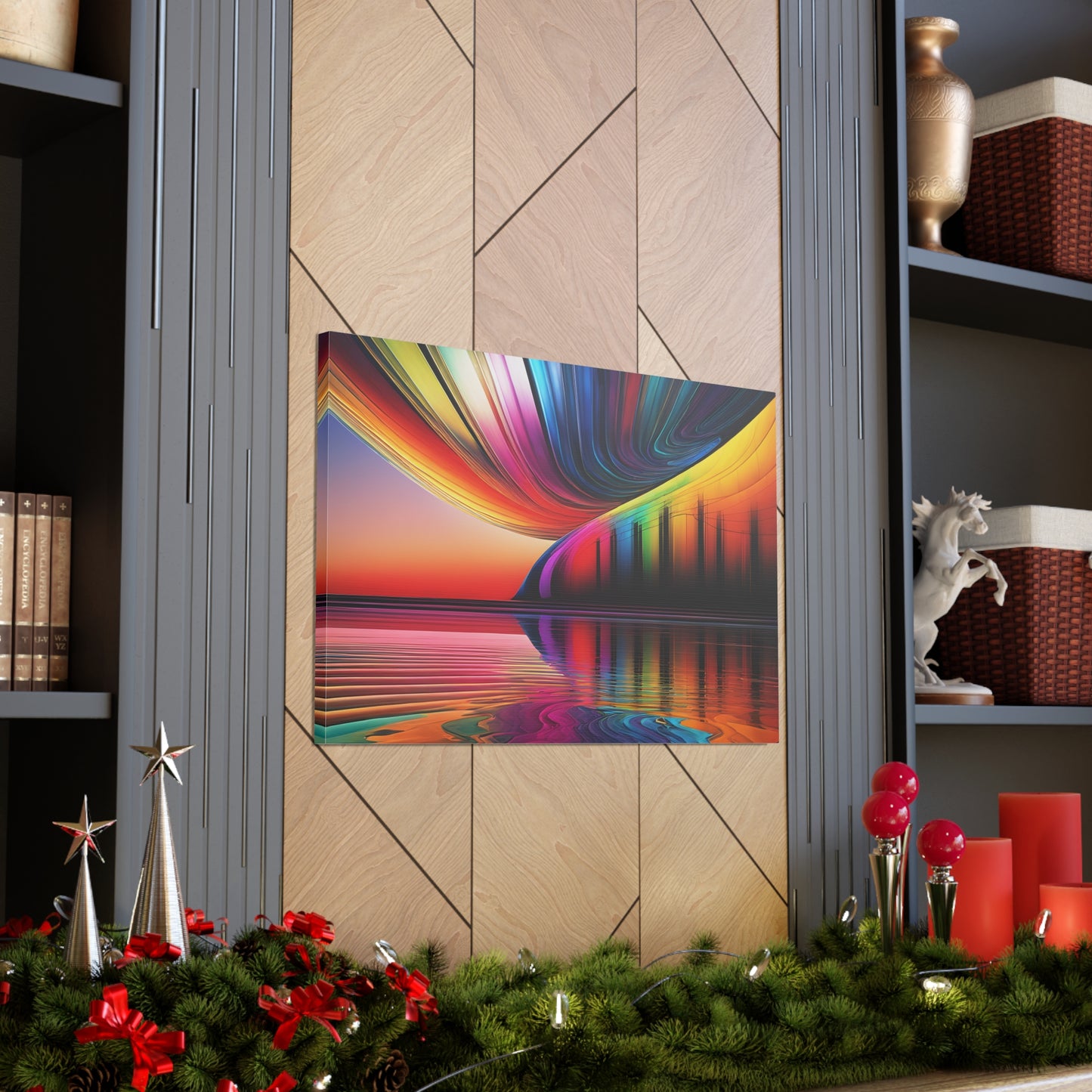 Rippled Silence: Abstract Wall Décor