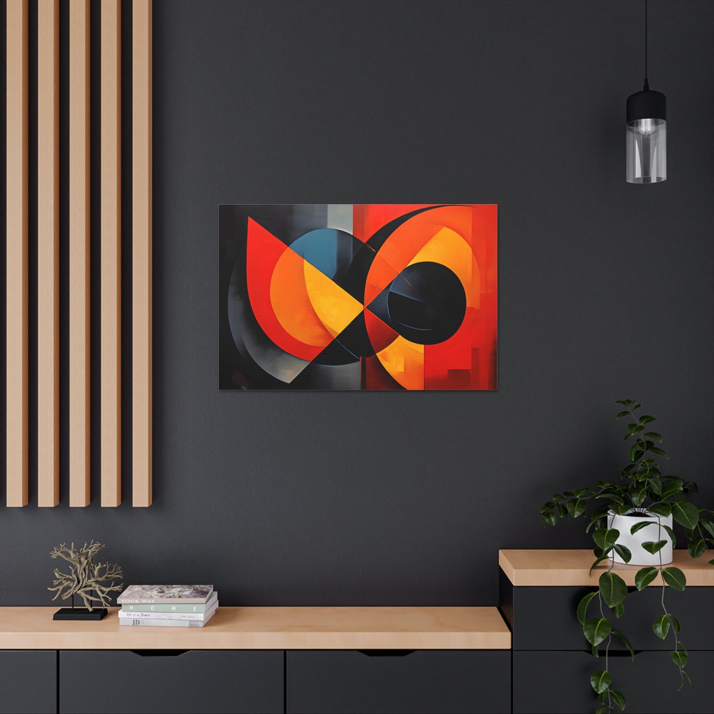 Warm Embrace: Abstract Wall Décor