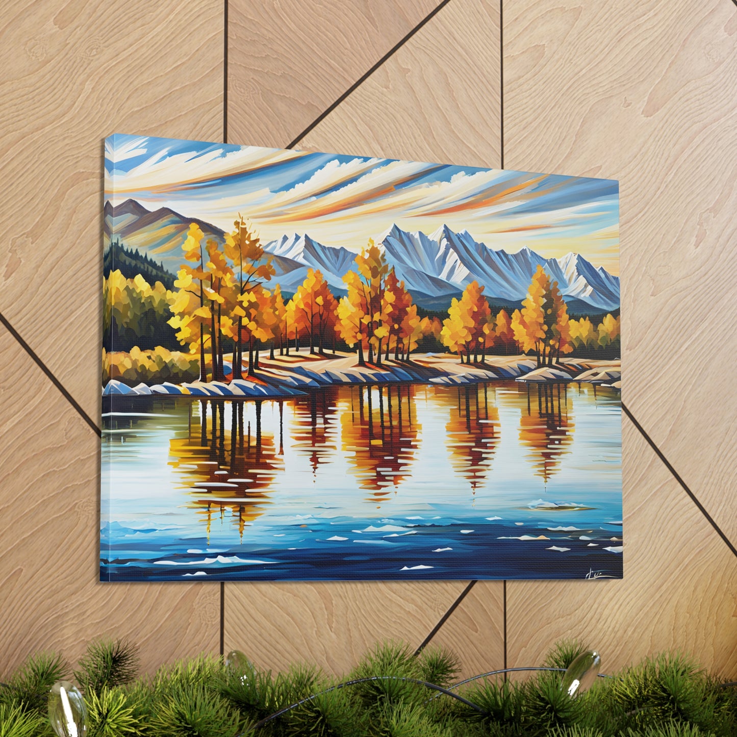 Bright Shoreline: Classic Oil Painting Wall Décor