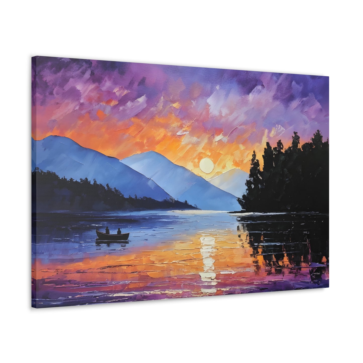 Wilderness Dawn: Classic Oil Painting Wall Décor