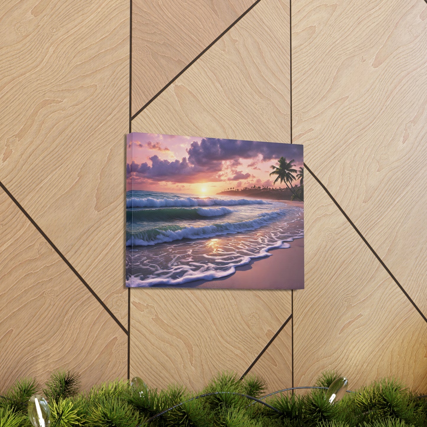 Tropical Sunset: Beach Wall Décor