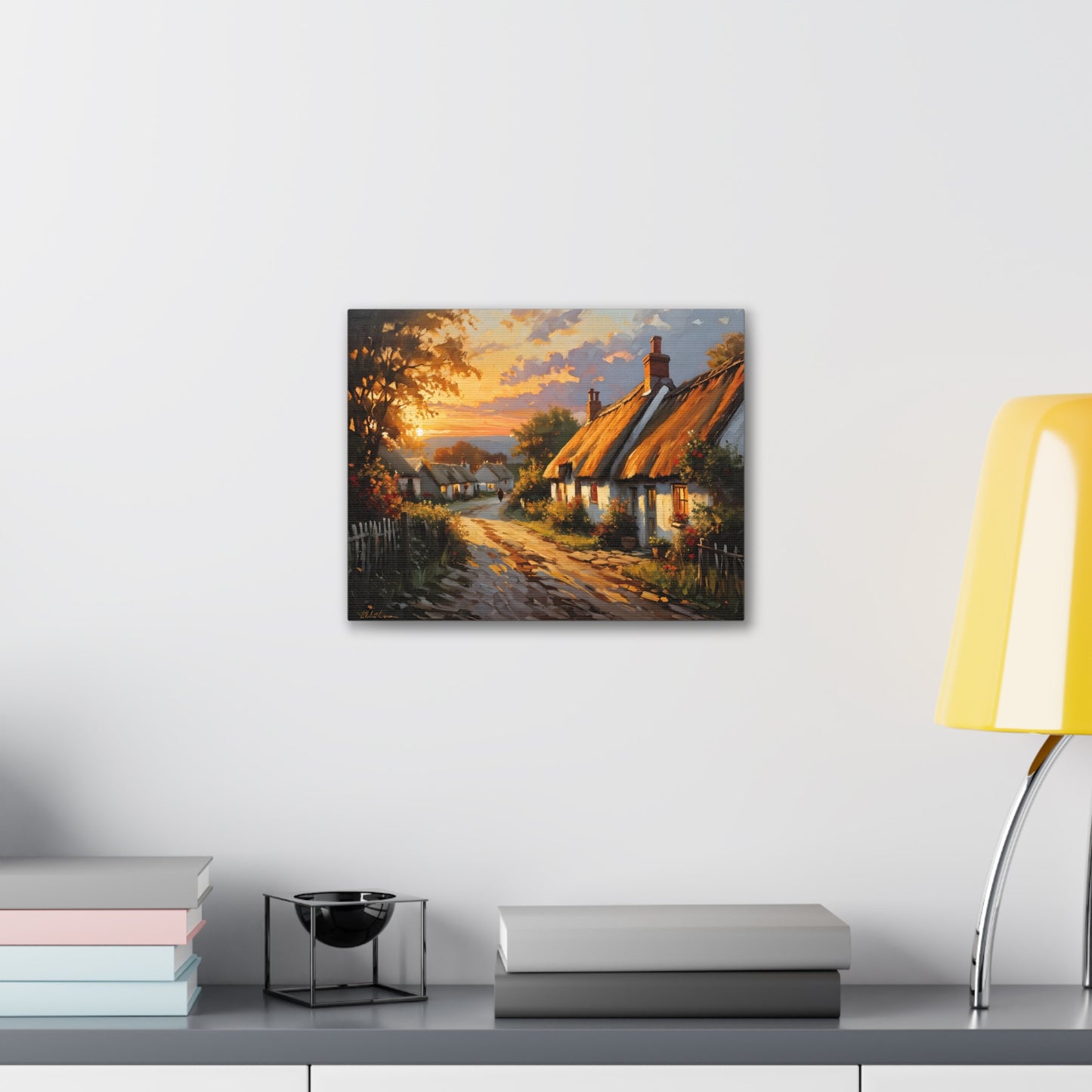 Morning Mist: Classic Oil Painting Wall Décor