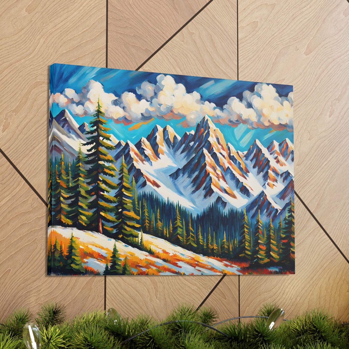 Rolling Clouds: Classic Oil Painting Wall Décor