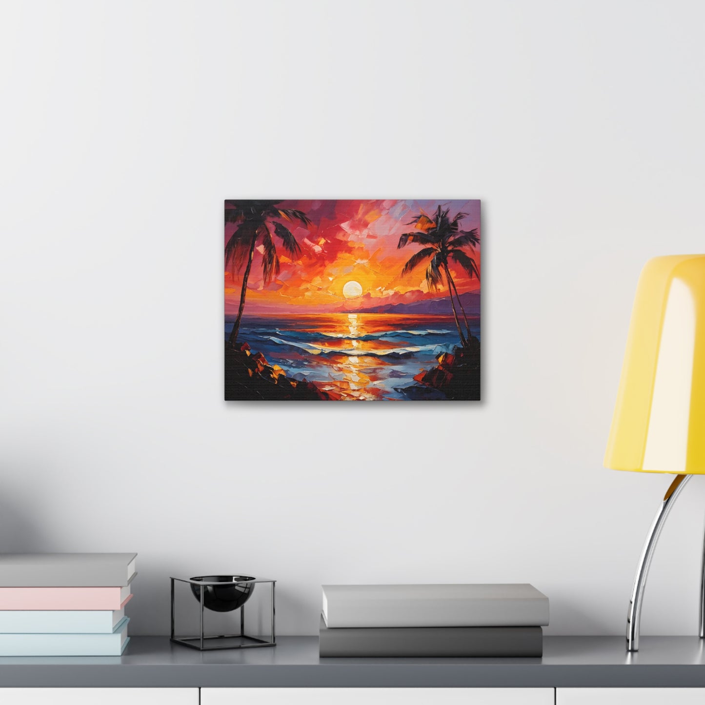 Coastal View: Classic Oil Painting Wall Décor