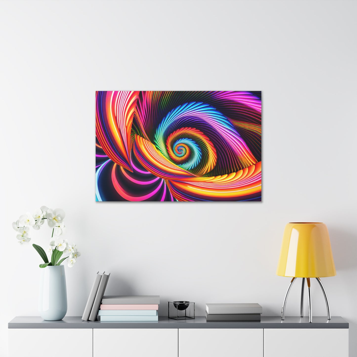 Neon Nebula: Psychedelic Wall Décor