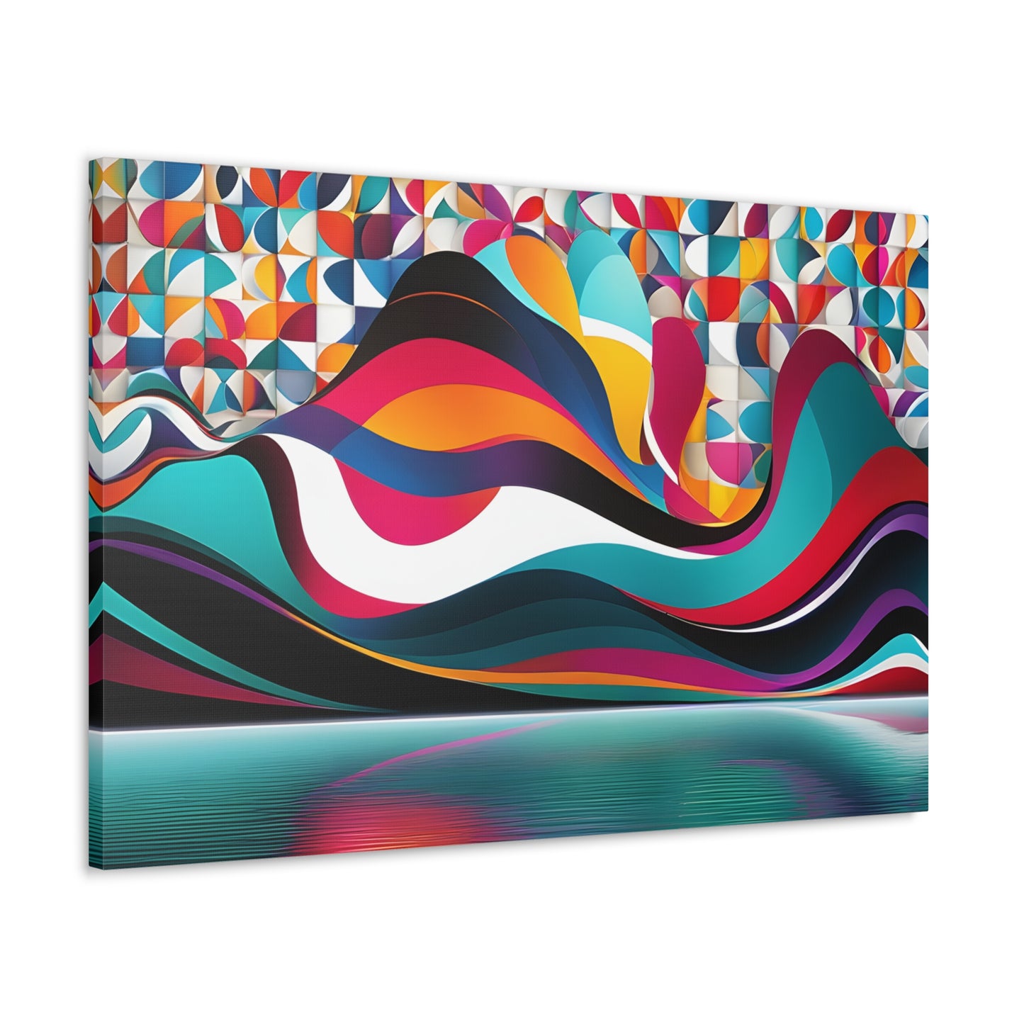 Liquid Reflections: Abstract Wall Décor