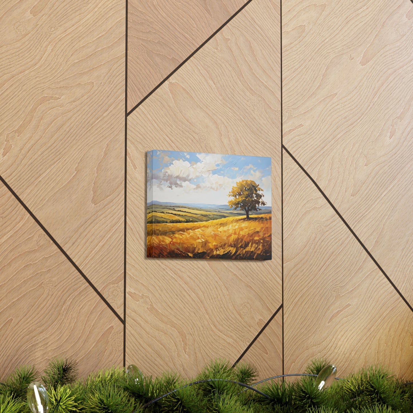 Windblown Meadows: Classic Oil Painting Wall Décor