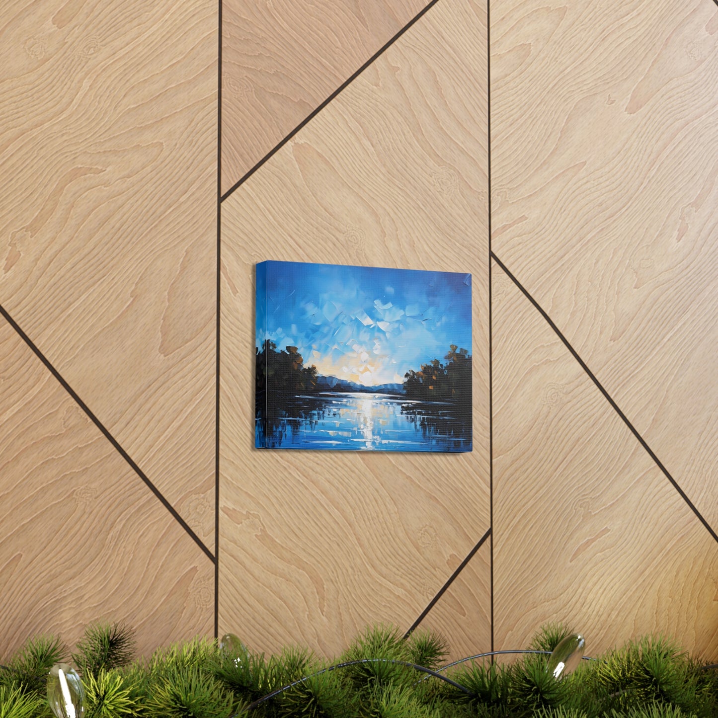 Tranquil Bay: Classic Oil Painting Wall Décor