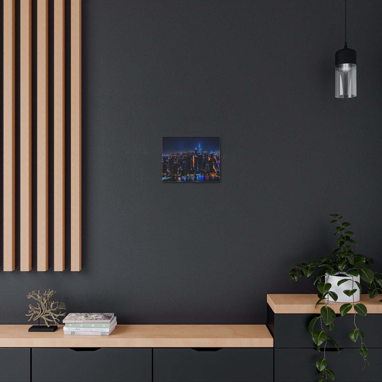 City Lights in Twilight: Cityscape Wall Décor