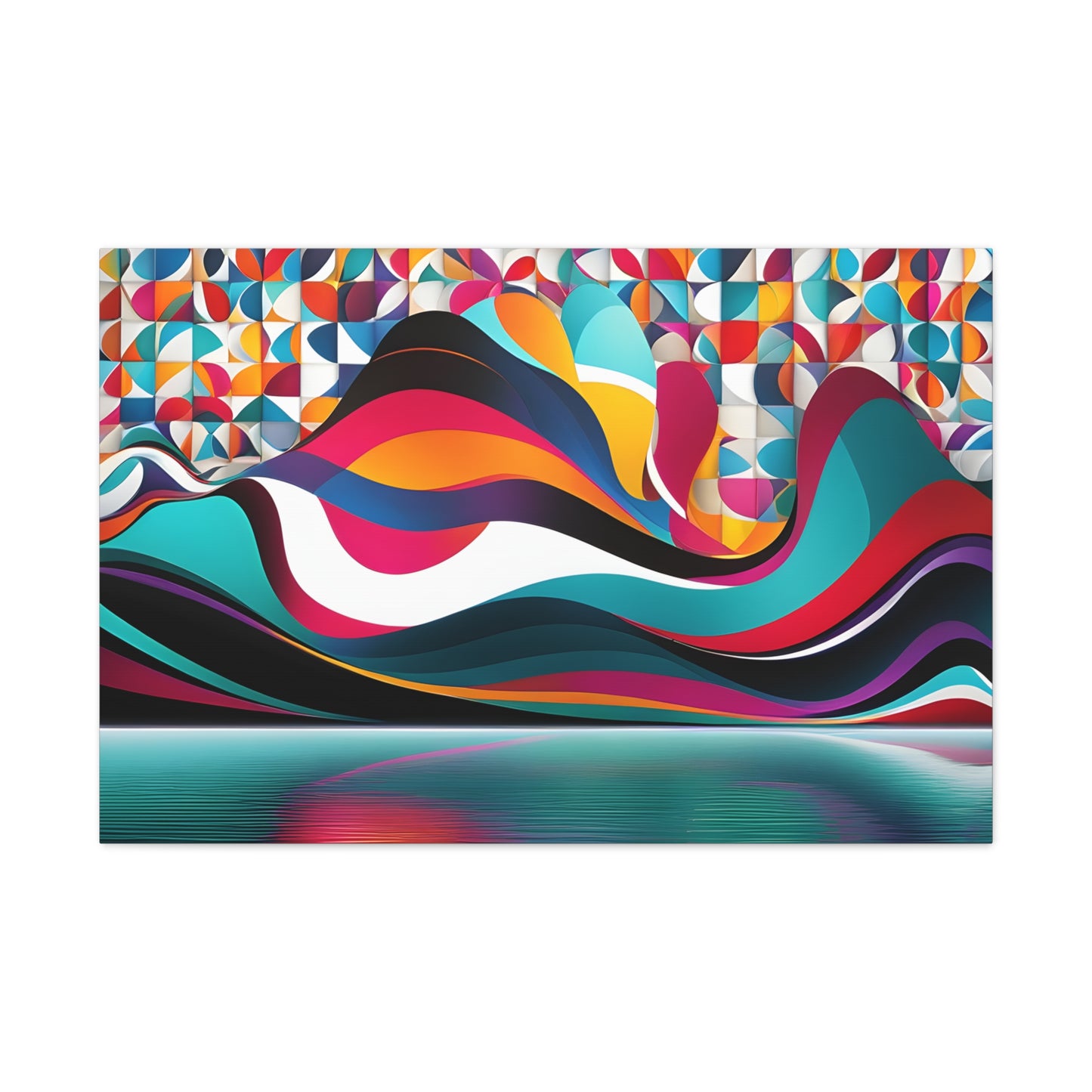 Liquid Reflections: Abstract Wall Décor