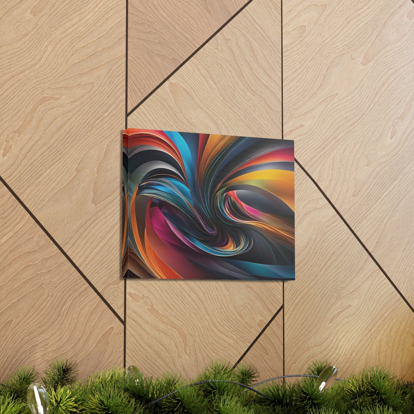 Temporal Waves: Abstract Wall Décor