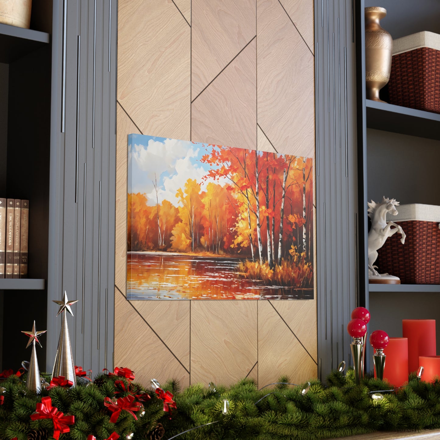 Shedded Leaves: Classic Oil Painting Wall Décor