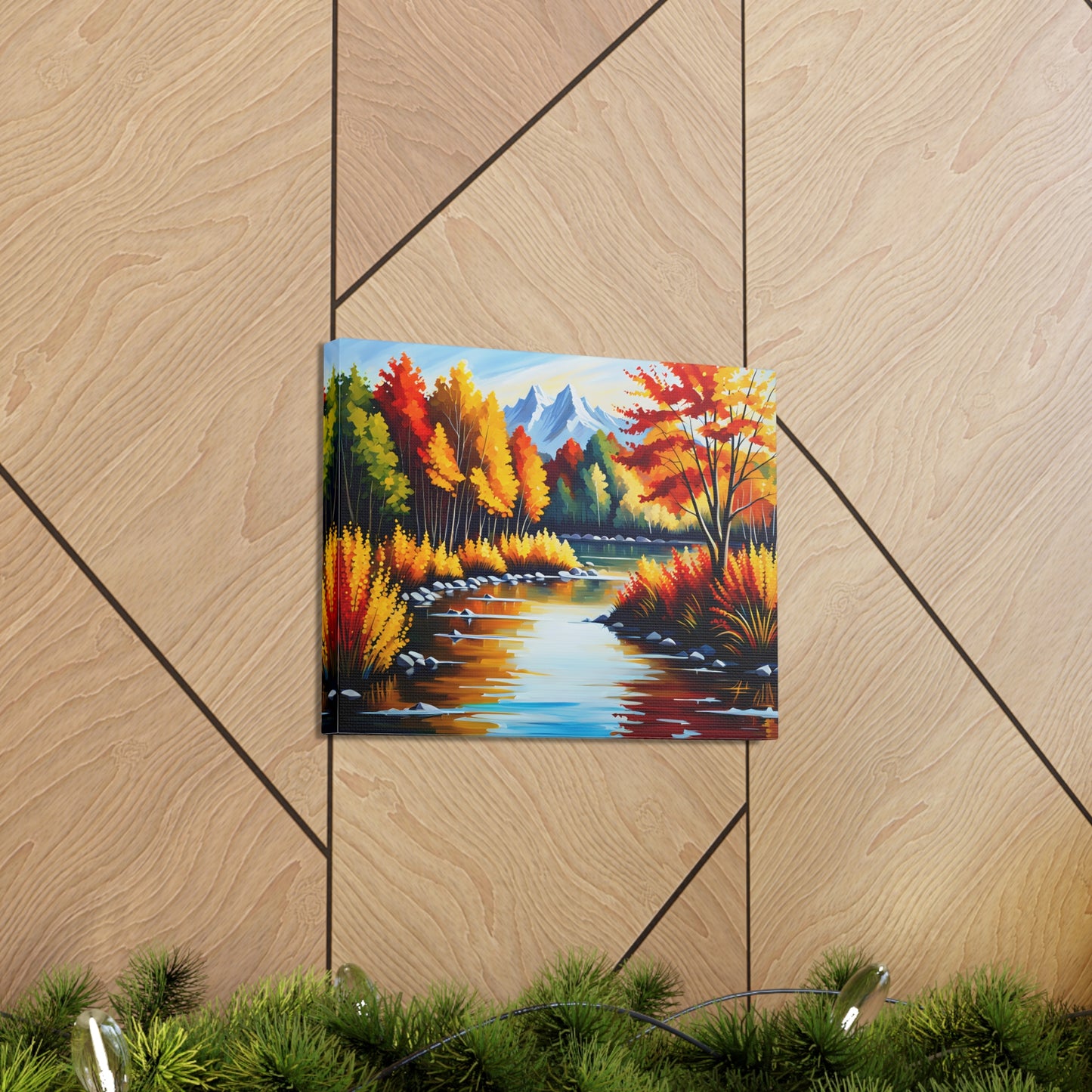 Autumn Hues: Classic Oil Painting Wall Décor