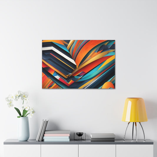 Iridescent Symphony: Abstract Wall Décor